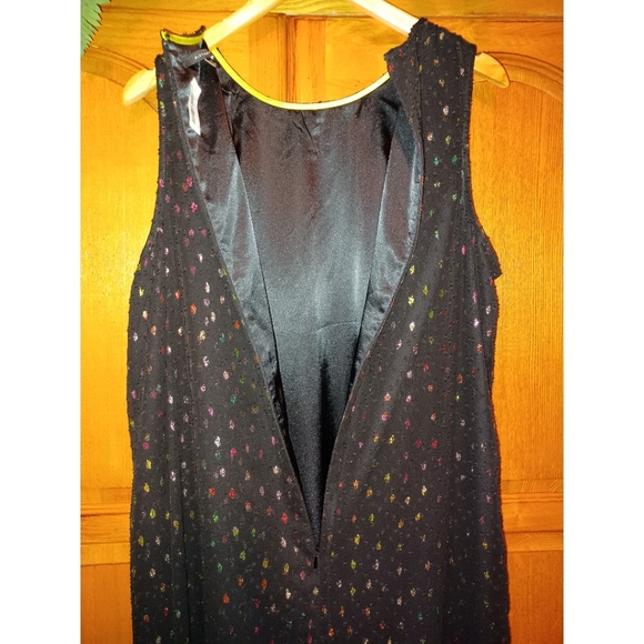 Alex Marie Cassidy Dot Chiffon Assymetric Dress - Picture 10 of 14